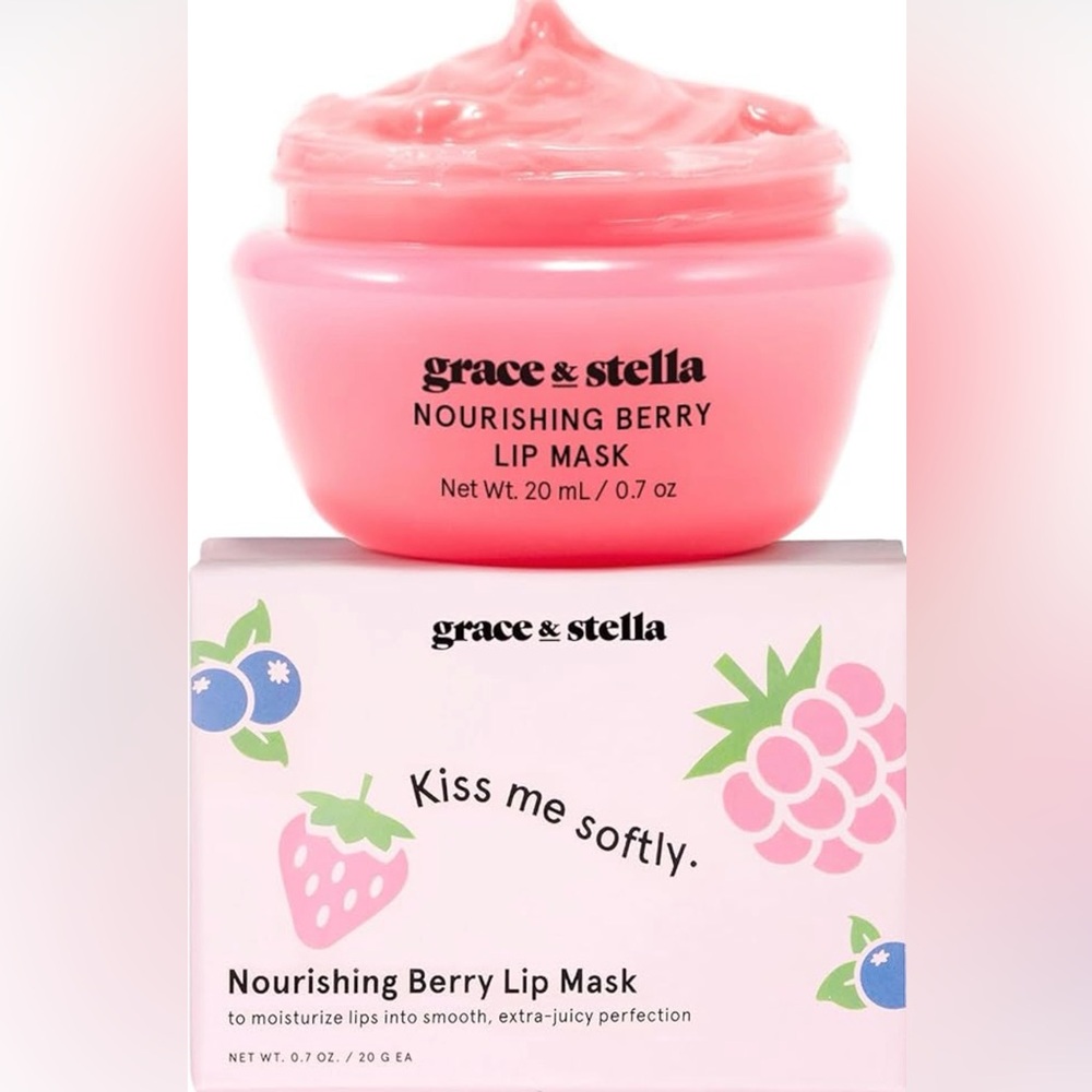 Grace & Stella Nourishing Berry Lip Mask - Soft Pink